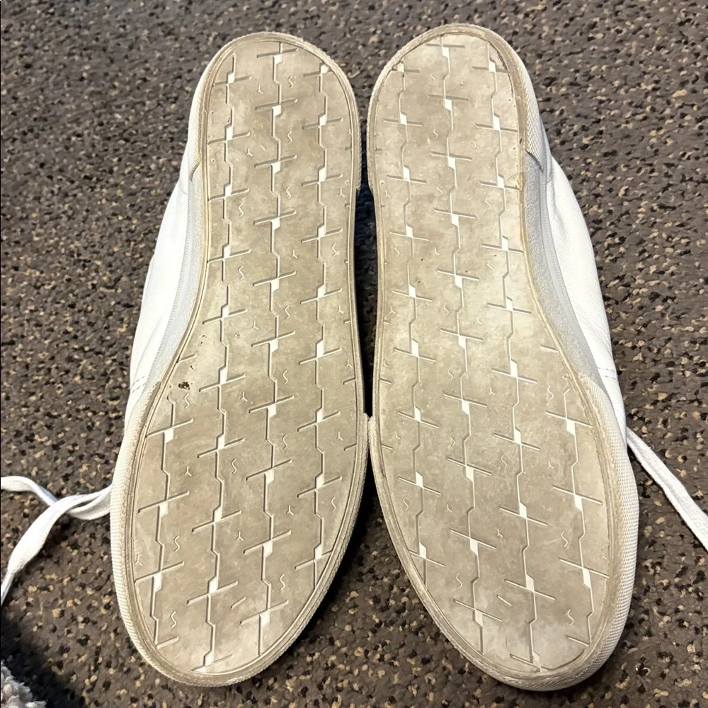 Frye Classic White Leather Sneakers. Worn once - Picture 5 of 6